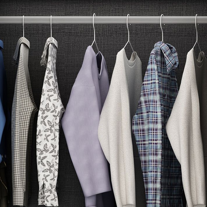 Modern Solid Wood Wardrobe for Home High Gloss White Cabinet