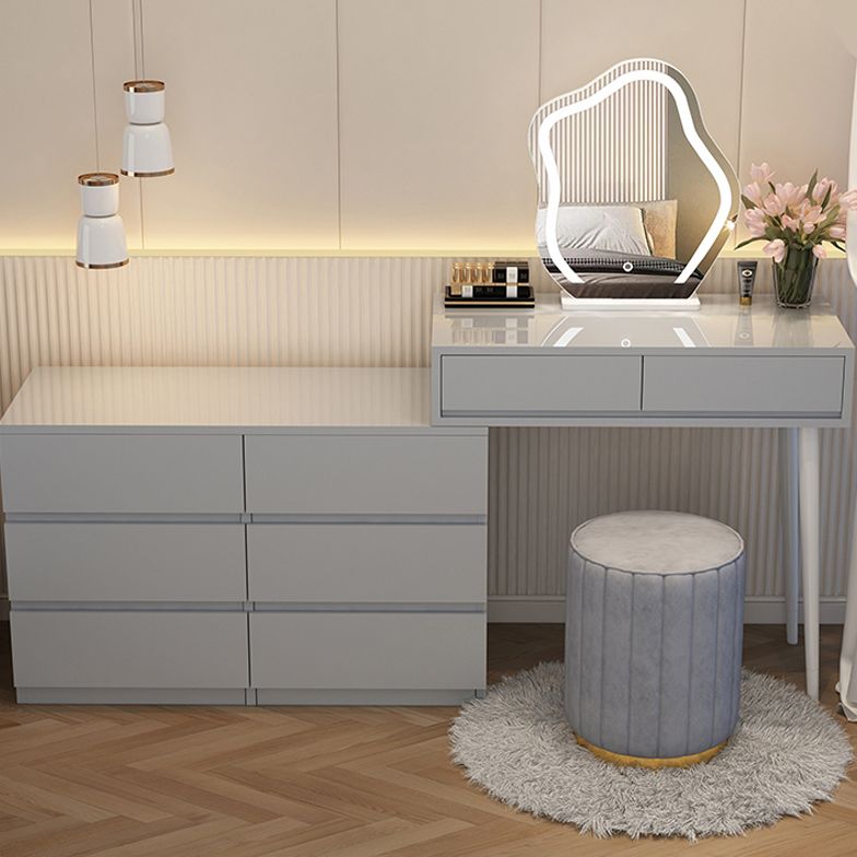 Hedendaagse eenvoudige make -up van ijdelheid Make -upkapida met opbergladen