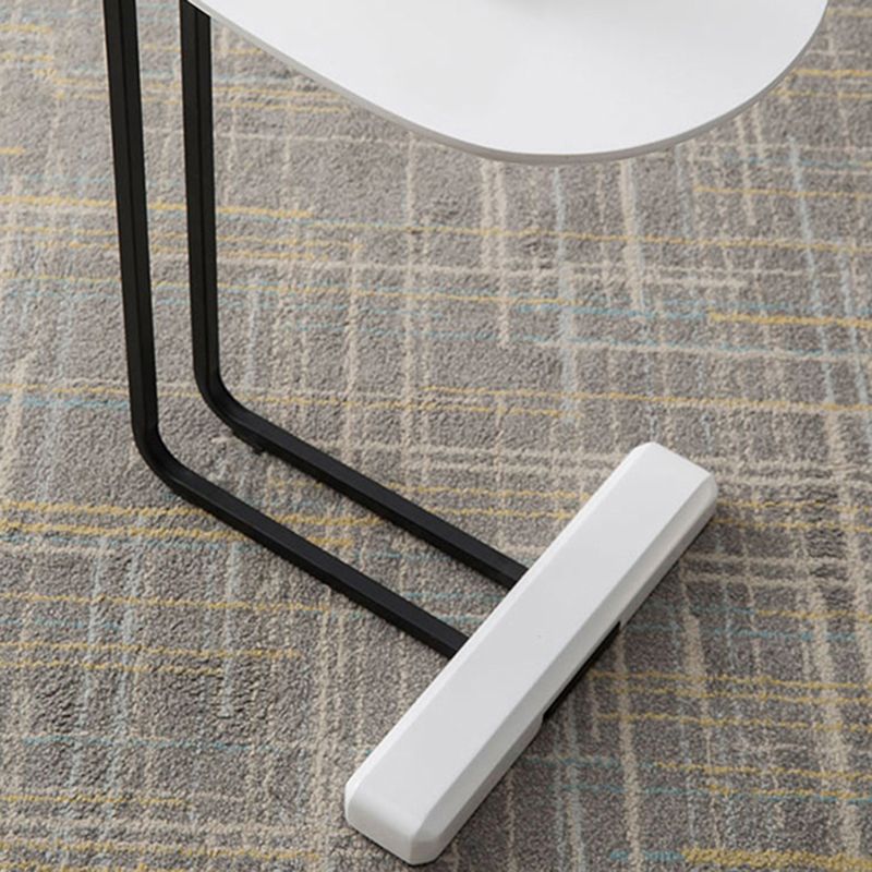 リビングルーム用のモダンなCコーナーテーブルソリッドウッドサイドエンドテーブル