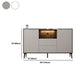 Mueble TV de piedra estilo moderno Mueble TV con 2 puertas y 2 cajones