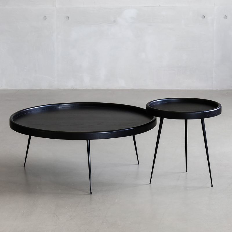 Scandinavian 3 Legs Coffee Cocktail Table Round Wooden Coffee Table for Living Room Clearhalo 'Coffee & Accent Tables' 'Coffee Tables' 'coffee_tables' 'furn' 'furn_coffee_tables' 'Furniture' 'Living Room Furniture' 1200x1200_9bc330fb-0a5c-41ae-80f1-f25acf845477