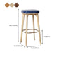 Modern Style Bar-stool PU Leather Counter Bar Stool with Wooden Legs Clearhalo 'Bar Furniture' 'Bar Stools' 'bar_stools' 'furn' 'furn_bar_stools' 'Furniture' 'furniture_bar_stools' 'Kitchen & Dining Furniture' 1200x1200_9bc3656e-2ff0-4018-b6eb-b98fd6002495