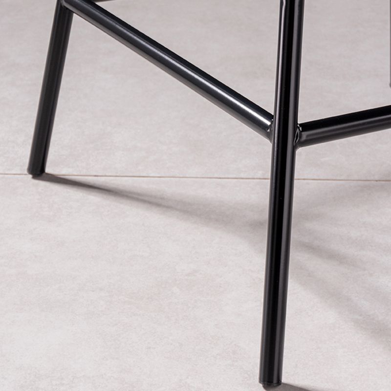 Industrial Bar-stool PU Leather Counter Bar Stool with Metal Legs Clearhalo 'Bar Furniture' 'Bar Stools' 'bar_stools' 'furn' 'furn_bar_stools' 'Furniture' 'furniture_bar_stools' 'Kitchen & Dining Furniture' 1200x1200_9bc3cff1-d9d0-4364-865e-b88e5260575d