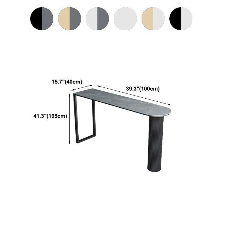 Modern Bar Table Sintered Stone Dining Table for Kitchen Living Room Coffee Room Clearhalo 'Bar Furniture' 'Bar Tables' 'bar_tables' 'furn' 'furn_bar_tables' 'Furniture' 'Kitchen & Dining Furniture' 1200x1200_9bc46504-bb07-4203-80cd-d5061c44114f