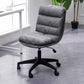 Black Nylon Base Contemporary Office Chair Swivel Computer Desk Chair Clearhalo 'Furniture' 'furniture_office_chair' 'Office Chairs' 'Office Furniture' 'office_chair' 1200x1200_9bc568d5-da69-48cf-8d05-2671ef5928db
