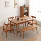 Modern Cherry Solid Wood Table Rectangle Dining Table with 4 Legs for Restaurant Clearhalo ' dining_table' 'Dining Tables & Seating' 'Dining Tables' 'furn' 'furn_dining_table' 'Furniture' 'furniture_dining_table' 'Kitchen & Dining Furniture' 'kitchen&dining_furn' 'kitchen' 'kitchen_dining_table' 1200x1200_9bc62f3f-a810-4c64-b3d5-568d7c464ad2