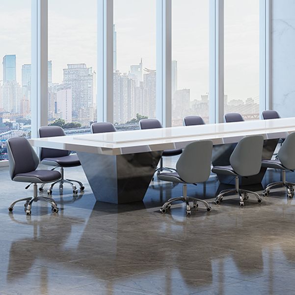 Chaise de tâche en cuir faux cuir moderne