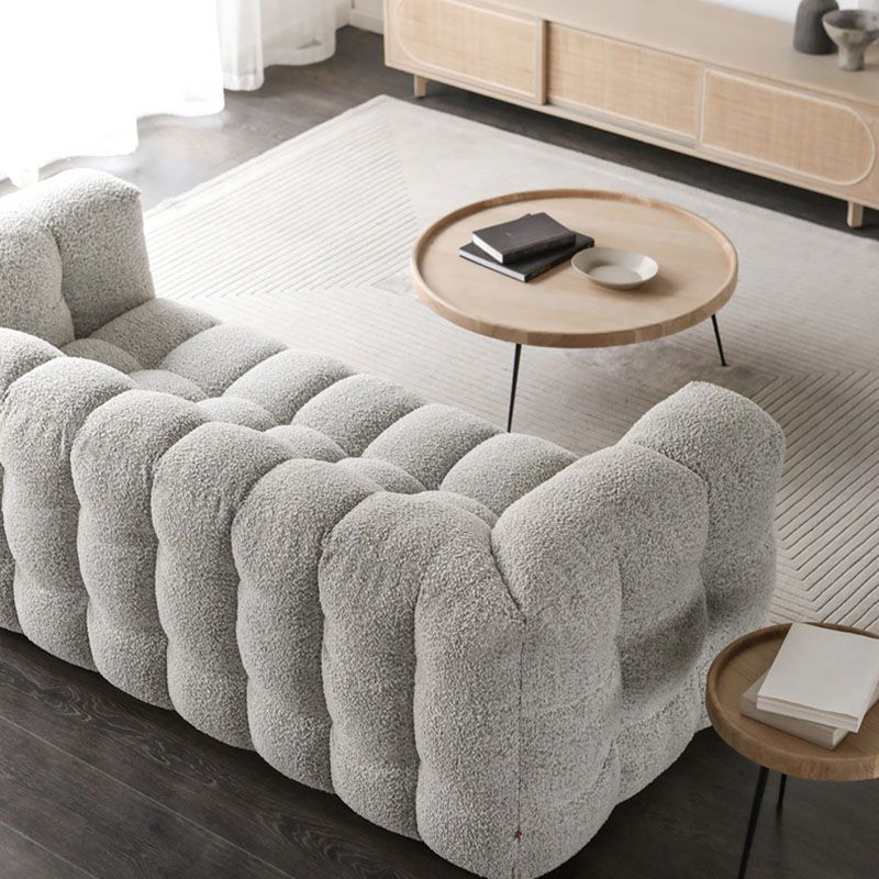 Almohada de la almohada Sofá con la lana de brazo de esmoquin contemporánea - 40.16 "D