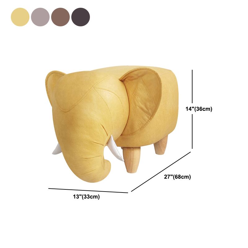 コンテンポラリーフェイクレザー布張りのオスマンスペシャリティシェイププーフ