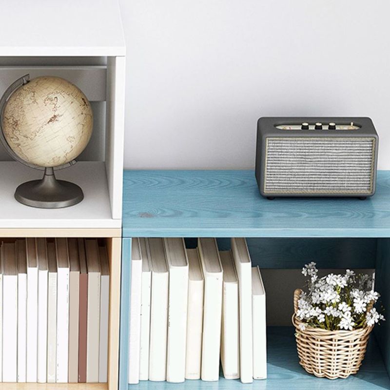 Contemporary Engineer Wood Bookshelf Open Back Bookcase,17.7"L x 7.9"W x 11"H Clearhalo 'Bookcases' 'furn' 'furn_bookcases' 'Furniture' 'Office Furniture' 1200x1200_9bc87d9c-d811-459d-8370-f3c1795f209b