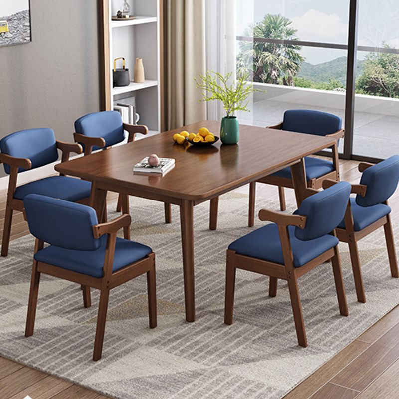 Scandinavian Home Arm Chair Open Back Upholstered Wood Single Dining Room Chair Clearhalo ' kitchen&dining_furn' 'Dining Chairs' 'Dining Tables & Seating' 'dining_chair' 'furn' 'furn_dining_chair' 'Furniture' 'furniture_dining_chair' 'Kitchen & Dining Furniture' 'kitchen' 1200x1200_9bc95be7-350a-449b-9a00-1d744fde2cb0