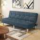 Faux Leather and Linen Sofa Contemporary Biscuit Back Sofa Bed Clearhalo 'furn' 'furn_sofas' 'Furniture' 'furniture_sofas' 'Living Room Furniture' 'Sofa' 'sofas' 1200x1200_9bc993e9-c97b-4607-bf53-20b844369ac8