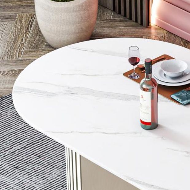 Modern Standard Oval Dining Table Sintered Stone Dining Table for Kitchen Clearhalo ' dining_table' 'Dining Tables & Seating' 'Dining Tables' 'furn' 'furn_dining_table' 'Furniture' 'furniture_dining_table' 'Kitchen & Dining Furniture' 'kitchen&dining_furn' 'kitchen' 'kitchen_dining_table' 1200x1200_9bcd1513-5a01-4219-a0d8-cfc959be0fe2