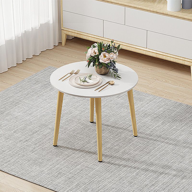 Modern Style Density Plank Wood/white Top Solid Wood Leg Coffee Table Clearhalo 'Coffee & Accent Tables' 'Coffee Tables' 'coffee_tables' 'furn' 'furn_coffee_tables' 'Furniture' 'furniture_coffee_tables' 'Living Room Furniture' 1200x1200_9bd24596-c09f-4fd9-a092-213dc129ae53