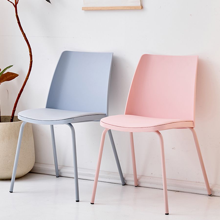 Dining Room Armless Dining Chair Home Metal Parsons Dining Chair