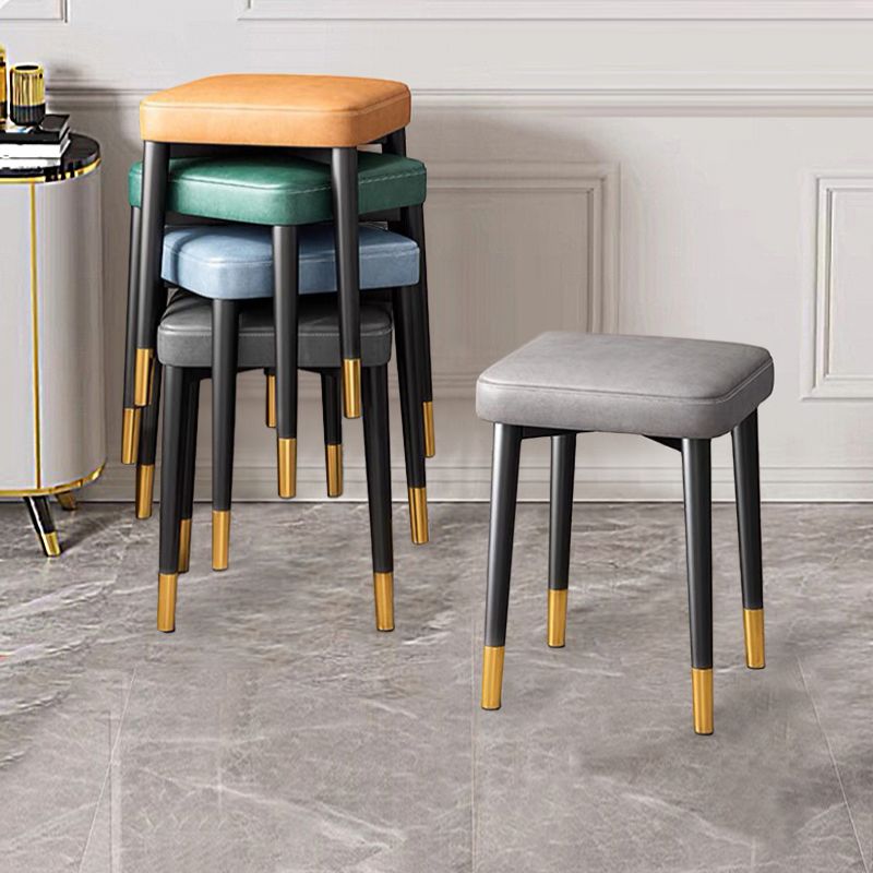 Contemporary Grey Standard Scratch Resistant Standard for Drawing Room Clearhalo 'furn' 'furn_ottomans_poufs' 'Furniture' 'Living Room Furniture' 'Ottomans & Poufs' 'ottomans_poufs' 1200x1200_9bd5dcec-9444-4d8a-ae76-a51e42320f45