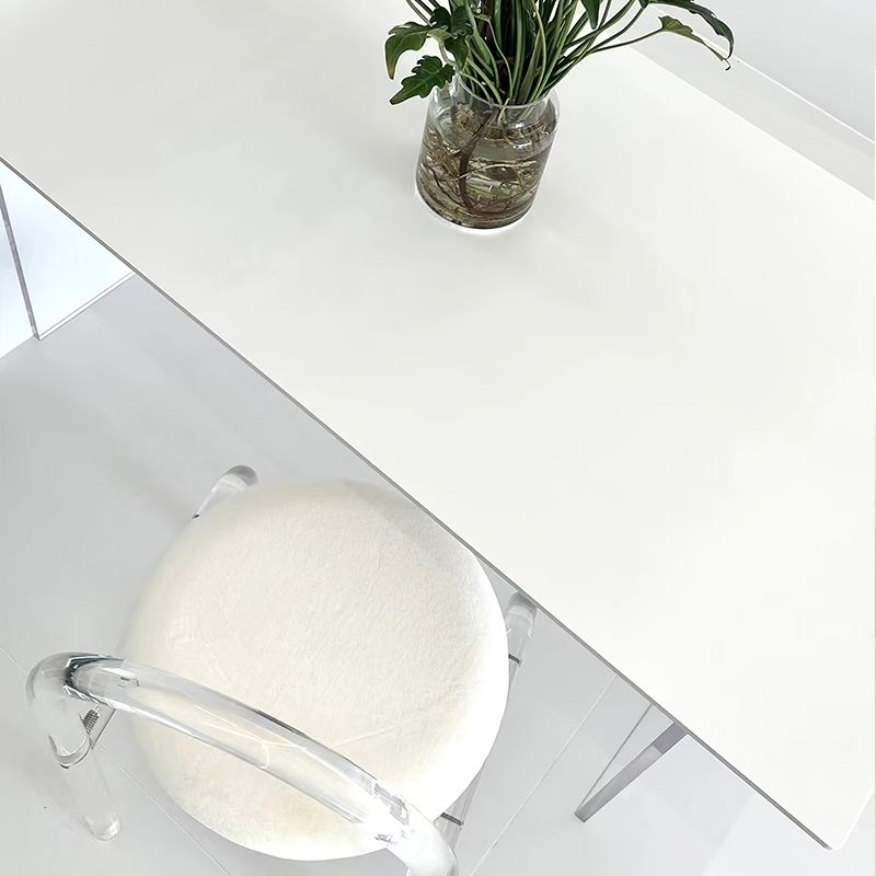 Modern 1/2/4 Pieces Dining Set Rectangle Acrylic Dining Table for Dining Room Clearhalo 'Dining Room Sets' 'Dining Tables & Seating' 'dining_room_set' 'furn' 'furn_dining_room_set' 'Furniture' 'furniture_dining_room_set' 'Kitchen & Dining Furniture' 'kitchen&dining_furn' 'kitchen' 1200x1200_9bd78c70-74c1-43be-ac9c-ee83df064450