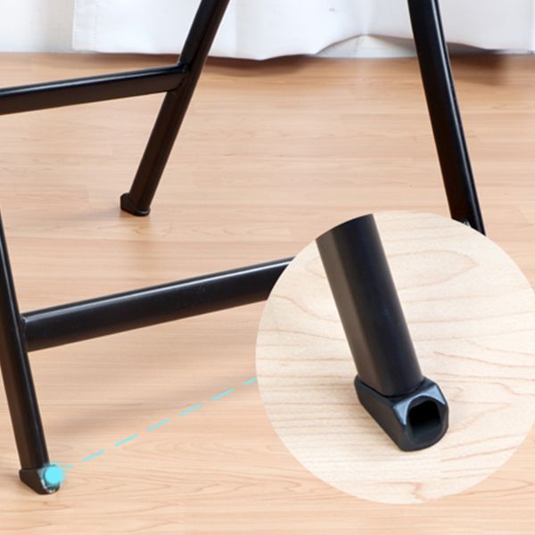 Contemporary Metal Side Chair Home Folding Armless Open Back Dining Side Chair Clearhalo ' kitchen&dining_furn' 'Dining Chairs' 'Dining Tables & Seating' 'dining_chair' 'furn' 'furn_dining_chair' 'Furniture' 'furniture_dining_chair' 'Kitchen & Dining Furniture' 'kitchen' 1200x1200_9bddb212-f96a-4a69-8f2f-ad9670f2f4bd