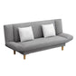 Modern 29.52" H Cotton Blend Armless Convertible Sleeper Sofa