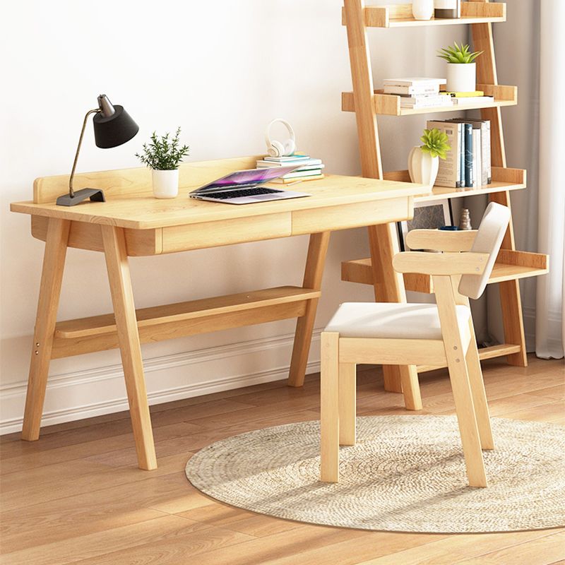 Scandinavian Beech Open Back Arm Chair Matte Finish Upholstered Dining Chair Clearhalo ' kitchen&dining_furn' 'Dining Chairs' 'Dining Tables & Seating' 'dining_chair' 'furn' 'furn_dining_chair' 'Furniture' 'furniture_dining_chair' 'Kitchen & Dining Furniture' 'kitchen' 1200x1200_9bdeb21b-0583-44c9-b4fc-a6f936df74f3