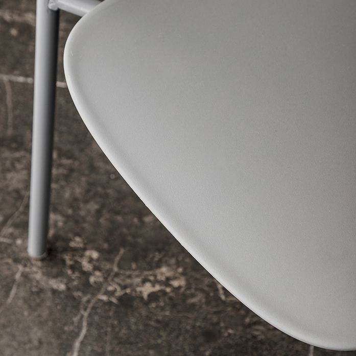 Sedie da pranzo in stile contemporaneo sedie a braccio con gambe in metallo per la casa