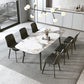 Modern Sintered Stone Dining Rectangle Table Set 1/4/5/7 Pieces Dining Set Clearhalo 'Dining Room Sets' 'Dining Tables & Seating' 'dining_room_set' 'furn' 'furn_dining_room_set' 'Furniture' 'Kitchen & Dining Furniture' 1200x1200_9bdfcebd-00c6-4ba8-908a-dc3982b35391