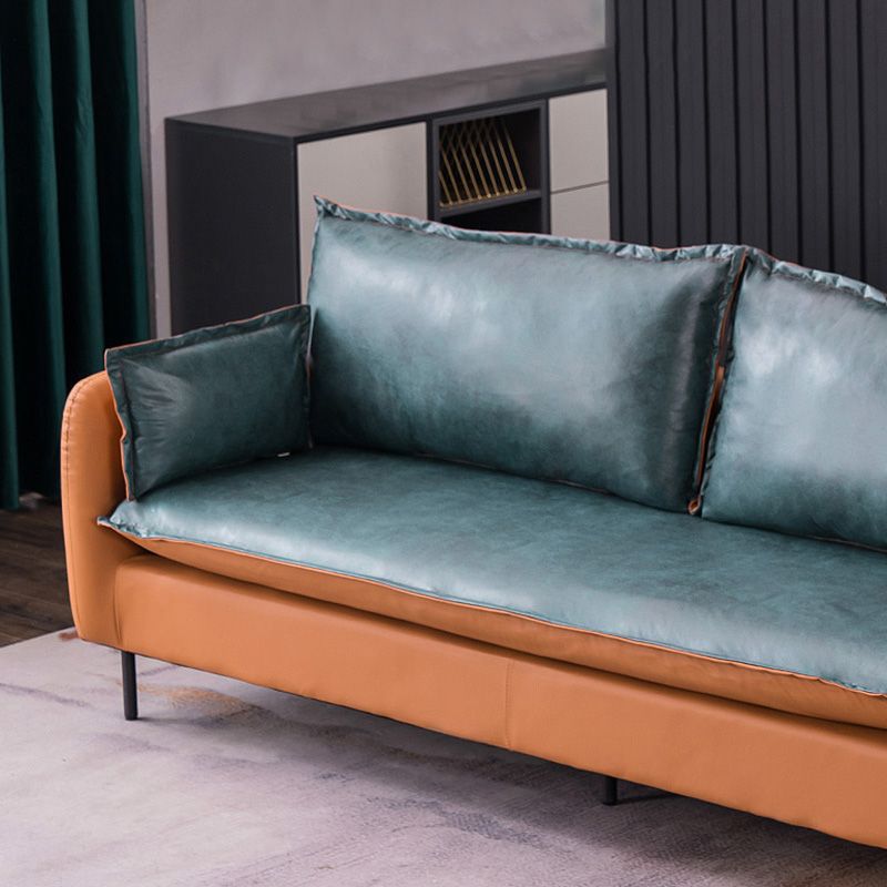 Standard Square Arm Sofa Set Contemporary Stain Resistant Sofa Couch with Pillows Clearhalo 'furn' 'furn_sofas' 'Furniture' 'Living Room Furniture' 'Sofa' 'sofas' 1200x1200_9be5a31d-ce1e-4196-b049-0b2388c5a479