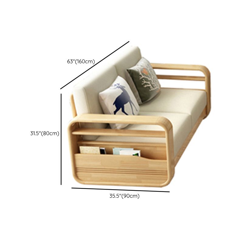 Sezioni di stoccaggio reversibili in tessuto di divano sezionale contemporaneo