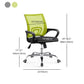 Modern Steel Desk Chair Mid Back Home Office Chair with Wheels Clearhalo 'furn' 'furn_office_chair' 'Furniture' 'Office Chairs' 'Office Furniture' 'office_chair' 1200x1200_9be68151-7264-49cf-af68-ce620bcf31e4