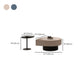 Mesa de cóctel contemporánea Mesa de cóctel de café de piedra con pedestal