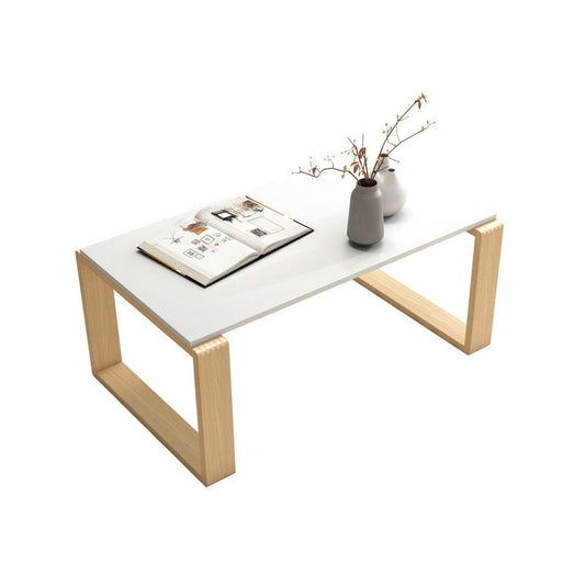 Mesa de café rectangular Café de madera artificial o mesa de alas moderna