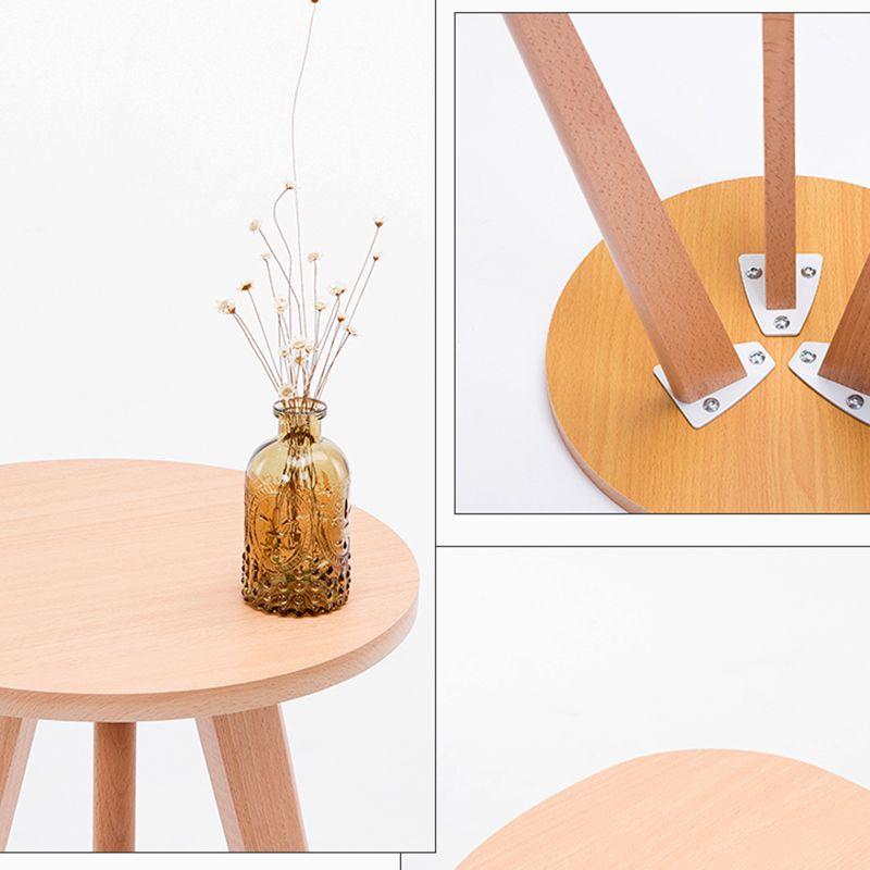 Contemporary Wooden Cocktail Table Round / Square / Triangle Top Coffee Table Clearhalo 'Coffee & Accent Tables' 'Coffee Tables' 'coffee_tables' 'furn' 'furn_coffee_tables' 'Furniture' 'Living Room Furniture' 1200x1200_9be96553-a91d-4ae2-abe0-9e9655f4ed49