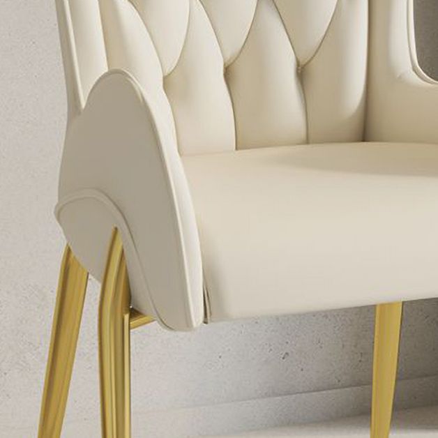 Nordic Style Metal Dining Room Armchairs Wingback Side Chair for Home Use Clearhalo ' kitchen&dining_furn' 'Dining Chairs' 'Dining Tables & Seating' 'dining_chair' 'furn' 'furn_dining_chair' 'Furniture' 'furniture_dining_chair' 'Kitchen & Dining Furniture' 'kitchen' 1200x1200_9beb613c-5836-4f59-bb93-0e1bda3c0de9