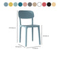 Nordic Backrest Stackable Acrylic Chair with Acrylic Legs for Dining Room Clearhalo 'Dining Chairs' 'Dining Tables & Seating' 'dining_chair' 'furn' 'furn_dining_chair' 'Furniture' 'Kitchen & Dining Furniture' 1200x1200_9bee2505-5c68-42d5-923b-08084c3fee4e
