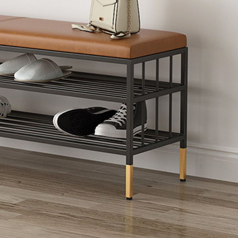 12.6"W Upholstered with Storage Bench Solid Color Bench with Legs Clearhalo 'Benches' 'Chairs & Seating' 'furn' 'furn_benches' 'Furniture' 'Living Room Furniture' 1200x1200_9bf00bdf-5647-4e7d-a08d-aaa608b7653f