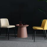 Industrial Style Upholstered Armless Dining Chairs Solid Back Dining Chairs (Set of 2) Clearhalo ' kitchen&dining_furn' 'Dining Chairs' 'Dining Tables & Seating' 'dining_chair' 'furn' 'furn_dining_chair' 'Furniture' 'furniture_dining_chair' 'Kitchen & Dining Furniture' 'kitchen' 1200x1200_9bf04102-3704-4a55-92f4-5759c03c81a9