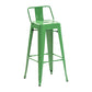 Industrial Style Metal Bar-stool with Square Iron Seat Counter Stool Kitchen Bar Bar-stool Clearhalo 'Bar Furniture' 'Bar Stools' 'bar_stools' 'furn' 'furn_bar_stools' 'Furniture' 'furniture_bar_stools' 'Kitchen & Dining Furniture' 1200x1200_9bf1851e-aa32-48bd-99a6-5348963cf9b6
