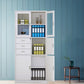 Glass File Cabinet Contemporary Storage Shelves Locking File Cabinet Clearhalo 'Filing Cabinets' 'filling_cabinets' 'furn' 'furn_filling_cabinets' 'Furniture' 'Office Furniture' 1200x1200_9bf1cbc9-e4d2-49bd-808e-997c880dd27d