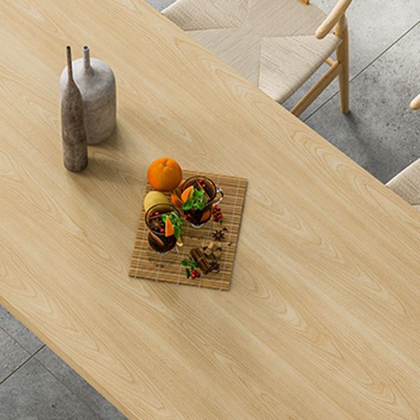 Solid Wood and Acrylic Dinner Table Modern Fixed Table Double Pedestal Dining Table Clearhalo 'Dining Tables & Seating' 'Dining Tables' 'dining_table' 'furn' 'furn_dining_table' 'Furniture' 'furniture_dining_table' 'Kitchen & Dining Furniture' 'kitchen' 'kitchen_dining_table' 1200x1200_9bf21d3f-ad68-4922-bff5-c4b5ecbdb736