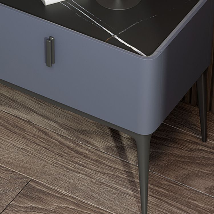 Marmor- und Kunstleder -Nachttisch -Beine gehörten den Nachteil der Nachteile des Nachtbezirks