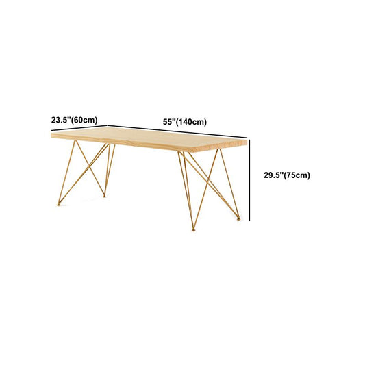 Escritorio de escritura de madera sólida glamor