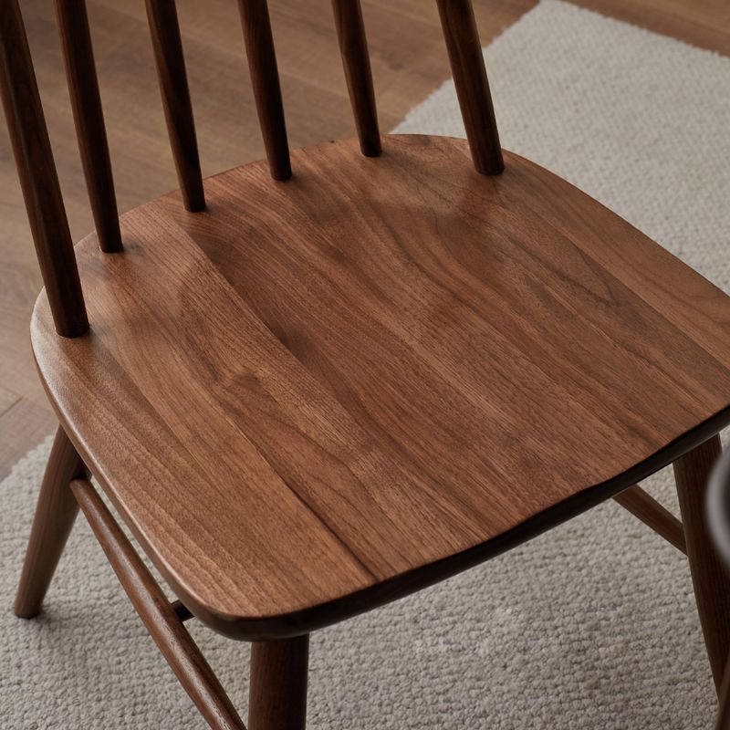 Sedie da pranzo a bracciale senza aree con legno contemporaneo (set di 1/2/4/6/8)