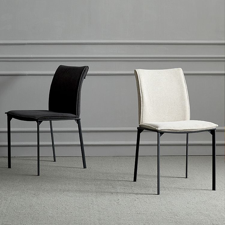 Modern Style Dining Chair Metal Dining Armless Side Chairs for Kitchen Clearhalo ' kitchen&dining_furn' 'Dining Chairs' 'Dining Tables & Seating' 'dining_chair' 'furn' 'furn_dining_chair' 'Furniture' 'furniture_dining_chair' 'Kitchen & Dining Furniture' 'kitchen' 1200x1200_9bf5d249-8778-4bde-a9f9-43b2769300c3