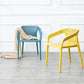 Contemporary Style Stackable Chair Kitchen Arm Chair with Plastic Legs Clearhalo 'Dining Chairs' 'Dining Tables & Seating' 'dining_chair' 'Furniture' 'furniture_dining_chair' 'Kitchen & Dining Furniture' 1200x1200_9bfa4f60-6585-493d-8fc4-f579986781ee