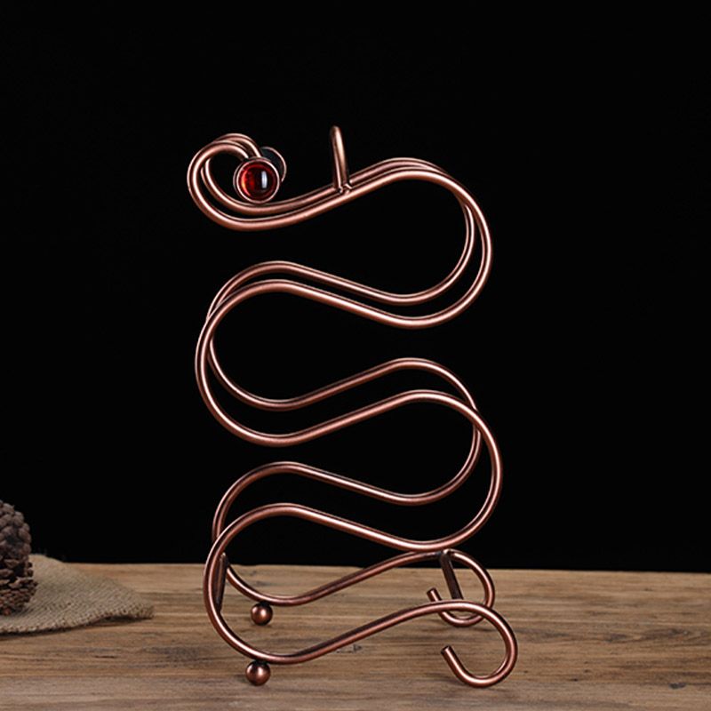 グラムスタイルのワインラックメタルカウンタートップワインボトルラックリビングルーム