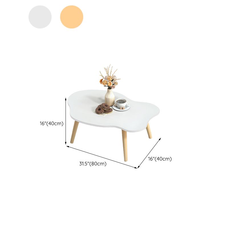 Modern Wood Side Table Bedroom No Distressing End Table with 4 Legs Clearhalo 'Coffee & Accent Tables' 'Coffee Tables' 'coffee_tables' 'furn' 'furn_coffee_tables' 'Furniture' 'Living Room Furniture' 1200x1200_9bfc0dae-1752-47e5-aa64-2870ff1b4fce