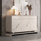 Modern Standard Cabinet White Drawers Included Accent Cabinet