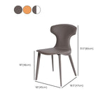 Contemporary Faux Leather Dining and Accent Chairs for Kitchen Clearhalo 'Dining Chairs' 'Dining Tables & Seating' 'dining_chair' 'furn' 'furn_dining_chair' 'Furniture' 'Kitchen & Dining Furniture' 1200x1200_9c0062b8-efef-4e8b-ab23-c24be8c6165e
