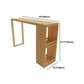 Glam 1/5 Pieces Bar Table Set Rectangle Wood Counter Table for Kitchen Clearhalo 'Bar Furniture' 'furn' 'furn_home_bar_bar_sets' 'Furniture' 'Home Bars & Bar Sets' 'home_bar_bar_sets' 'Kitchen & Dining Furniture' 1200x1200_9c0090a8-2081-48f6-8e4f-2024079e8133