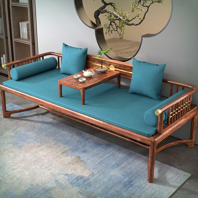 Living Room Chaise Rolled Arms Traditional Upholstered Chaise Lounge with Wooden Base Clearhalo 'Chairs & Seating' 'Chaise Lounge' 'chaise_lounge' 'furn' 'furn_chaise_lounge' 'Furniture' 'Living Room Furniture' 1200x1200_9c014578-e348-4d3f-893f-03dc08f0e0f5